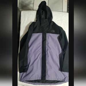 New the north face voyage midi hooded long jacket
